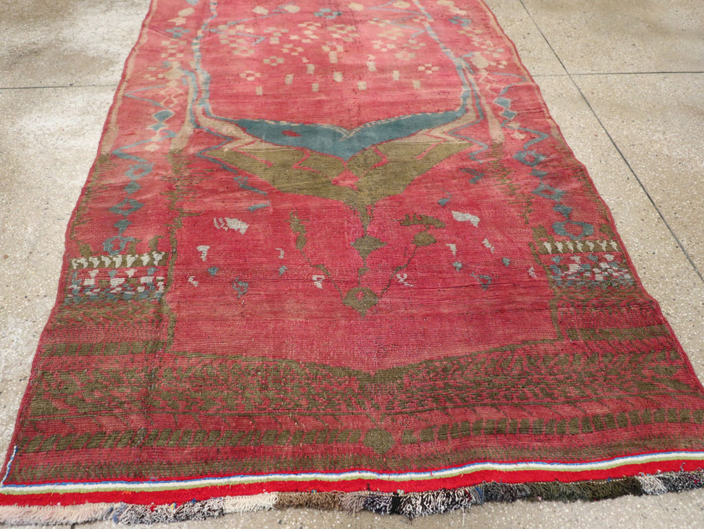Vintage Persian Gabbeh Tribal Accent Rug, No.29359 - Gss