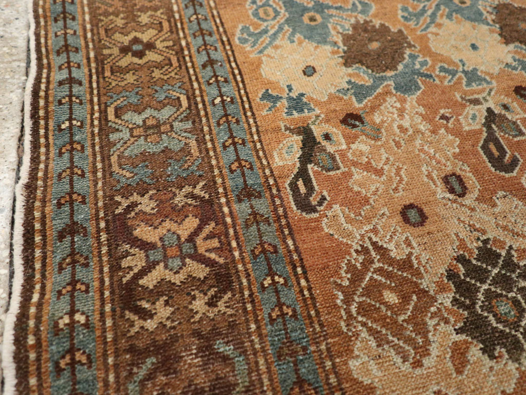 Antique Persian Malayer Throw Rug, No.29374 - Gss