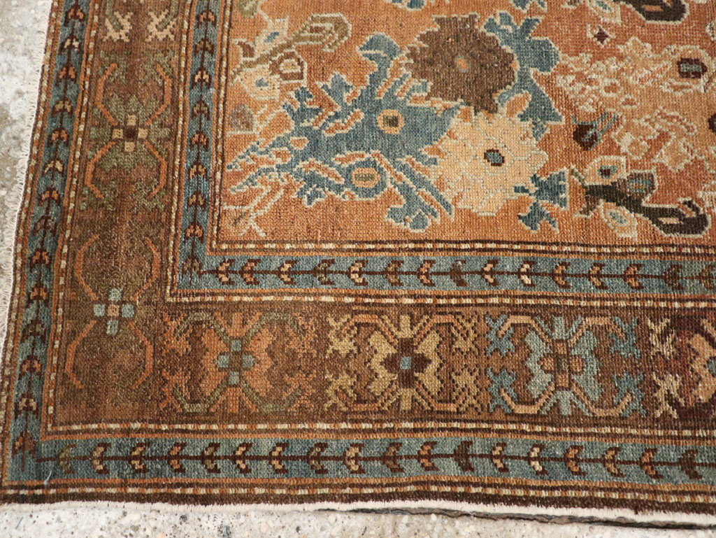 Antique Persian Malayer Throw Rug, No.29374 - Gss
