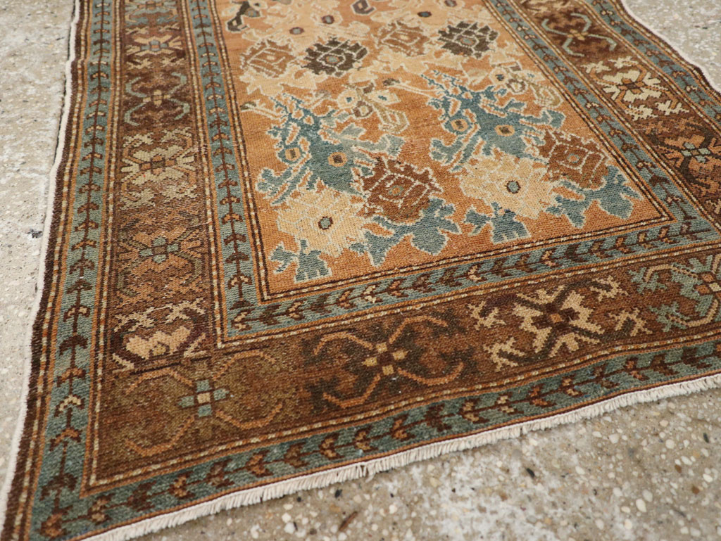 Antique Persian Malayer Throw Rug, No.29374 - Gss
