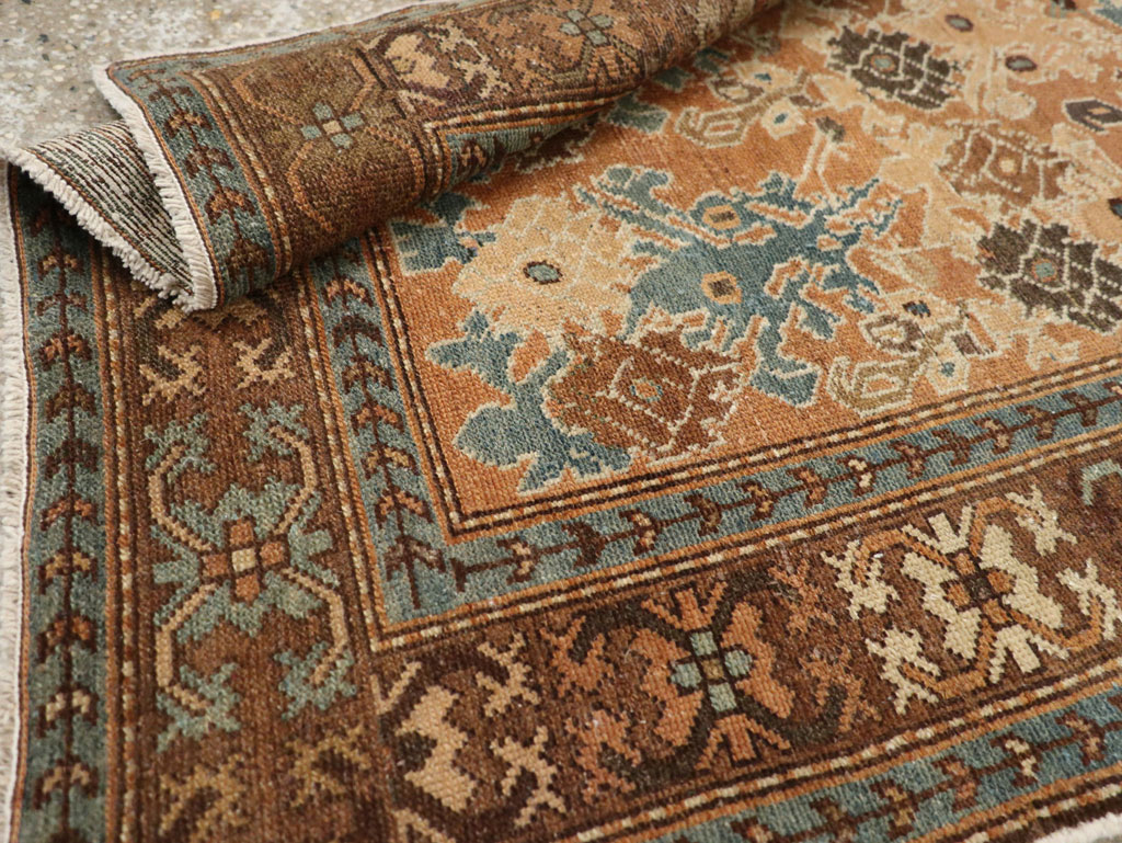 Antique Persian Malayer Throw Rug, No.29374 - Gss