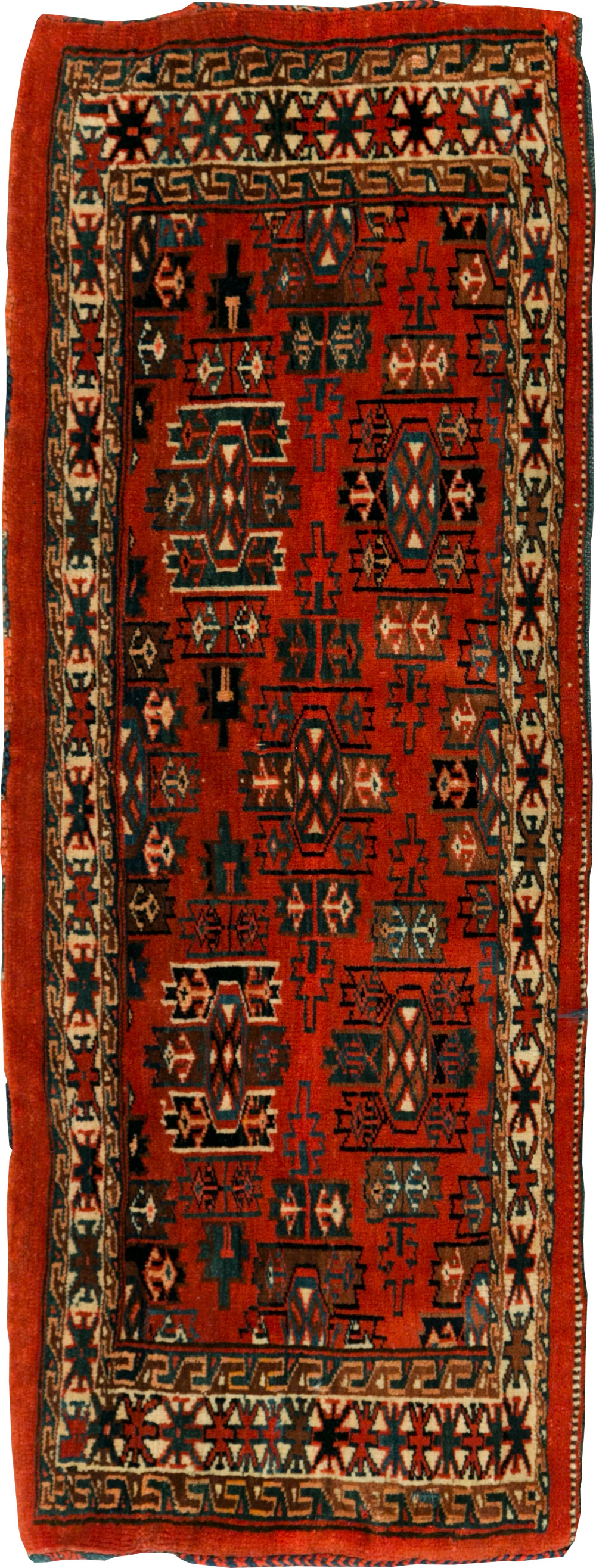 Vintage Central Asia Turkoman Bag Face, No.29382 - Gss