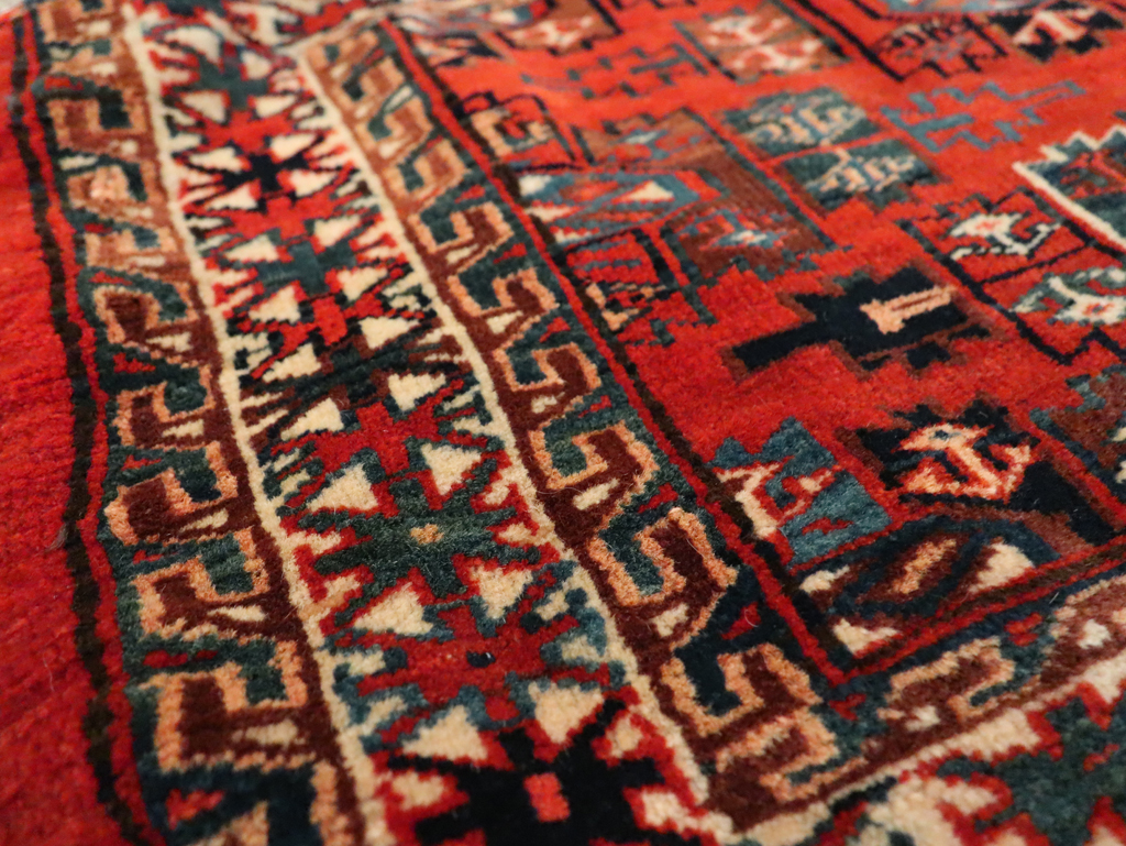 Vintage Central Asia Turkoman Bag Face, No.29382 - Gss