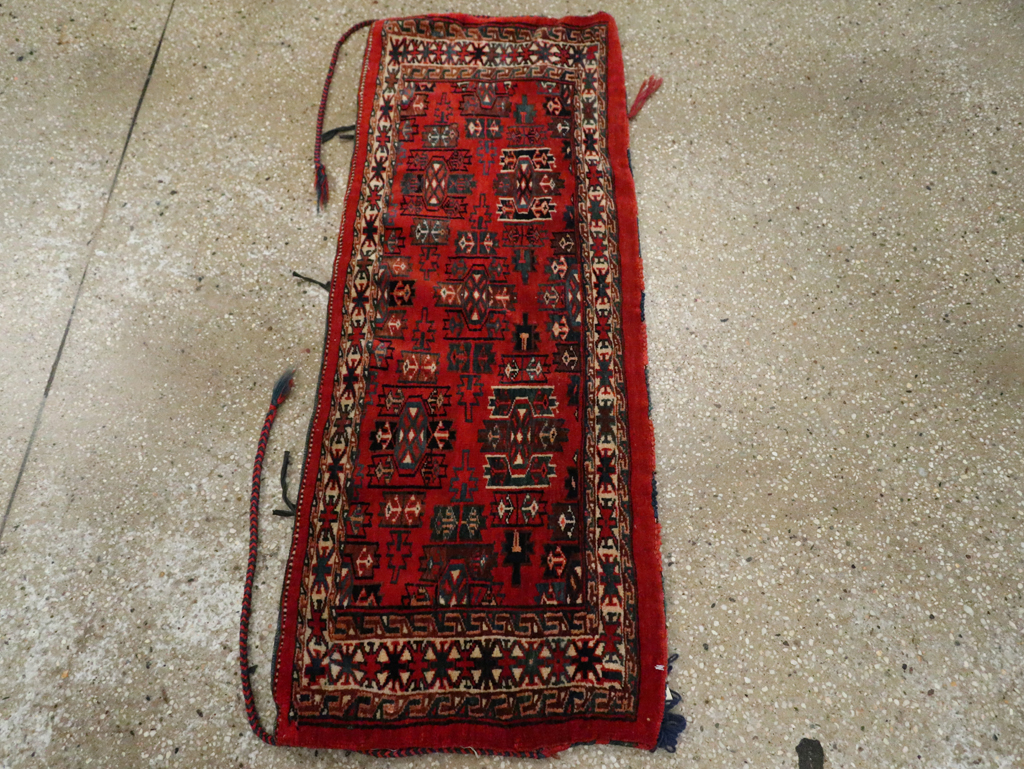 Vintage Central Asia Turkoman Bag Face, No.29382 - Gss