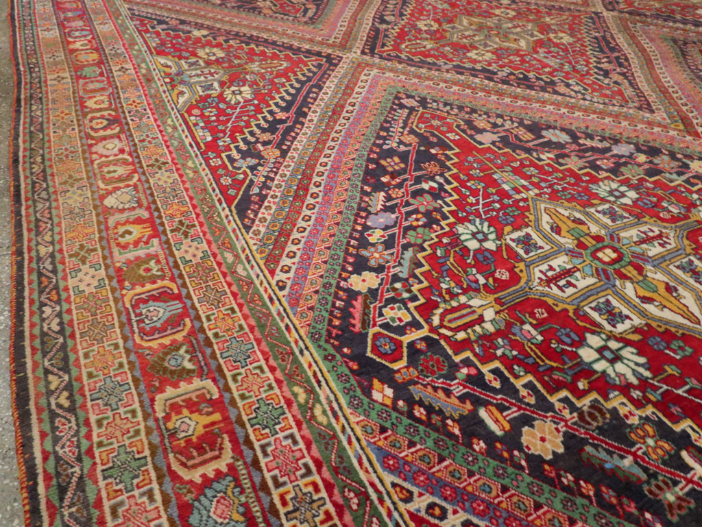Large Antique Persian Afshar Carpet, No.29390 - Gss
