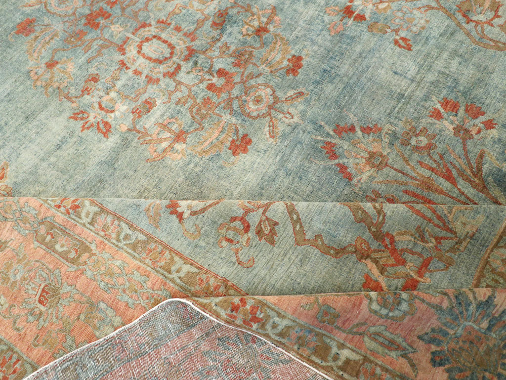 Antique Persian Sarouk Room Size Carpet, No.29396 - Gss