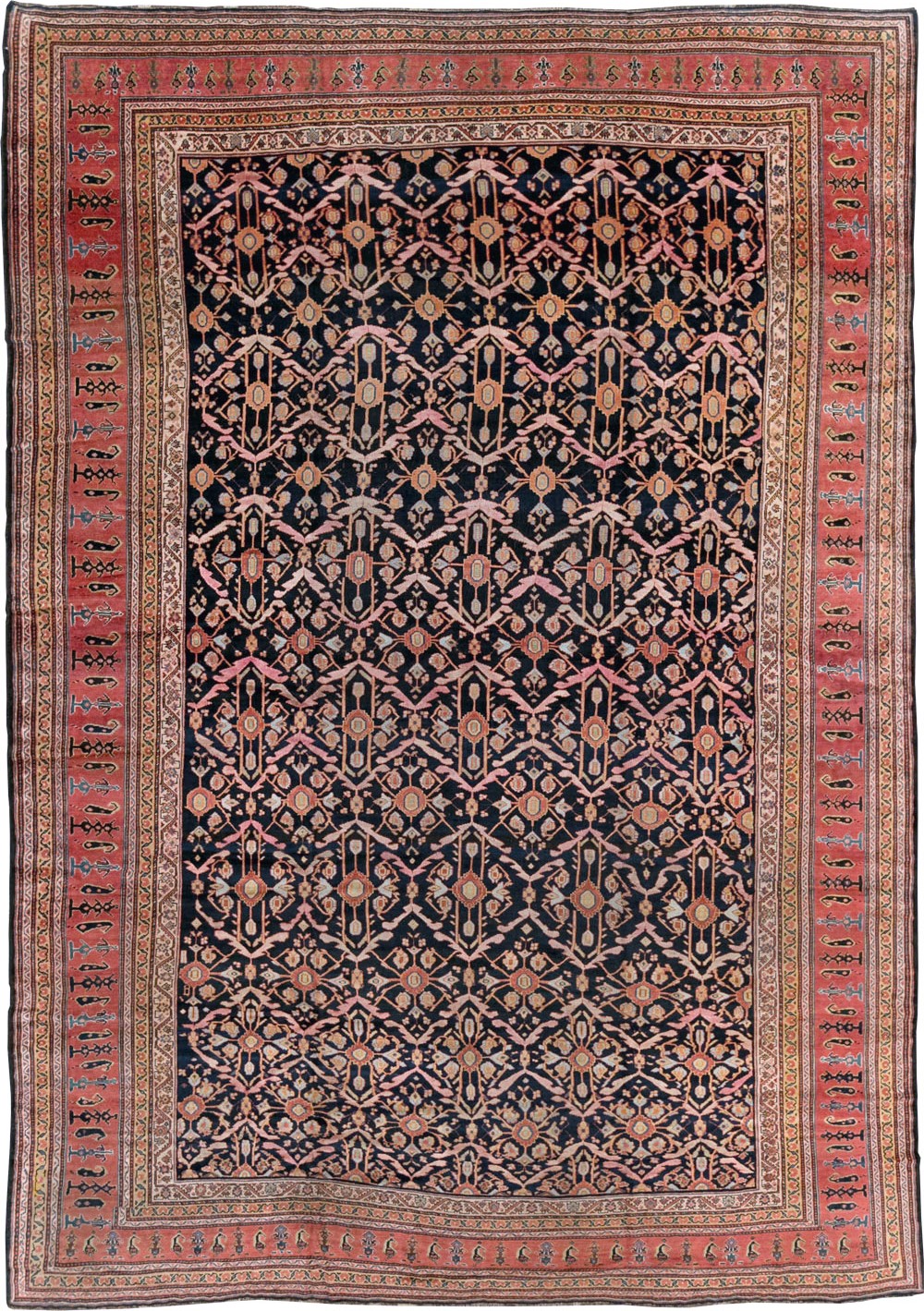 Antique Persian Bakhtiari Carpet, No.29400 - Gss