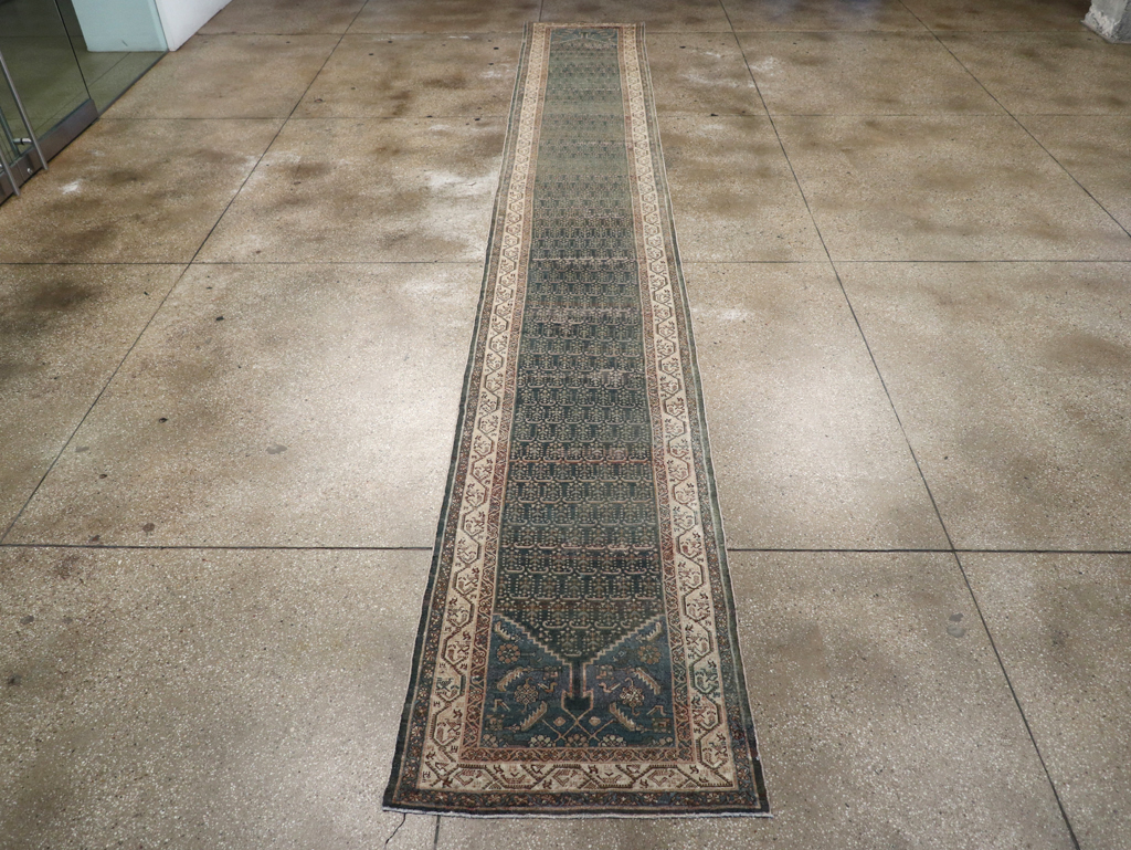 Vintage Persian Malayer Runner, No.29403 - Gss