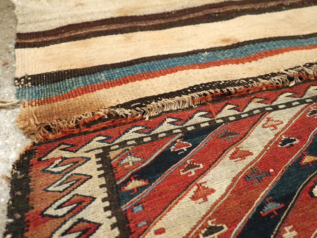 Antique Central Asian Shahsavan Soumak Bag, No.29411 - Gss