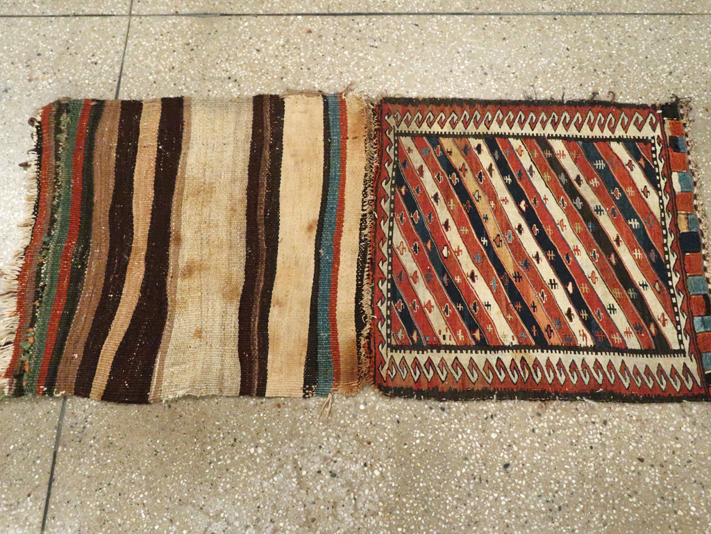 Antique Central Asian Shahsavan Soumak Bag, No.29411 - Gss