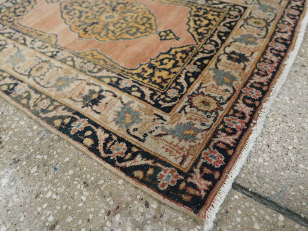 Antique Persian Tabriz Haji Jalili Throw Rug, No.29415 - Gss