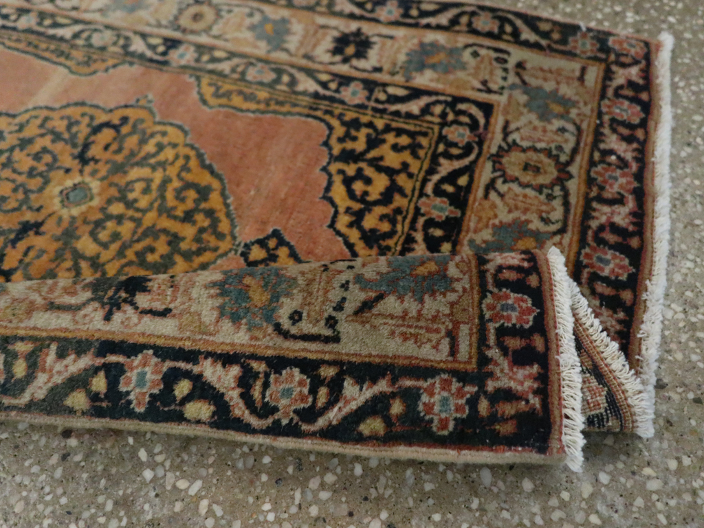 Antique Persian Tabriz Haji Jalili Throw Rug, No.29415 - Gss