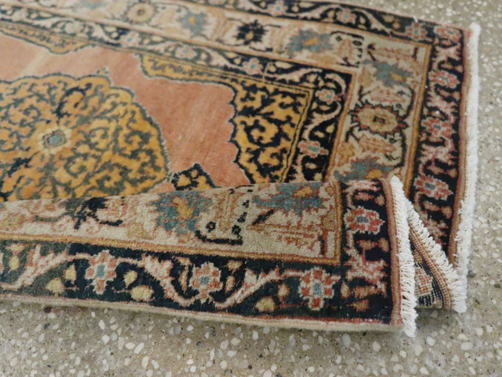 Antique Persian Tabriz Haji Jalili Throw Rug, No.29415 - Gss