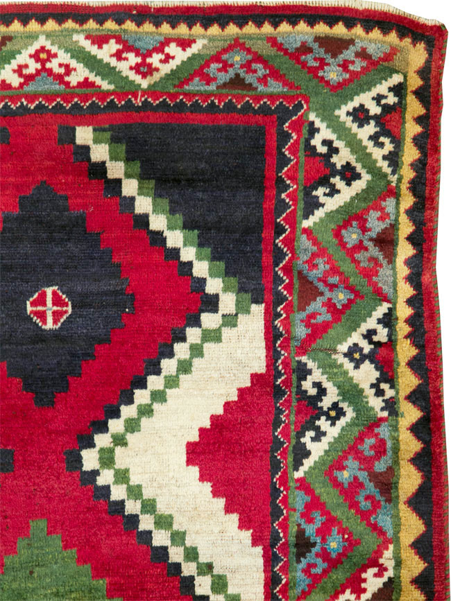 Vintage Persian Gabbeh Rug, No.29417 - Gss
