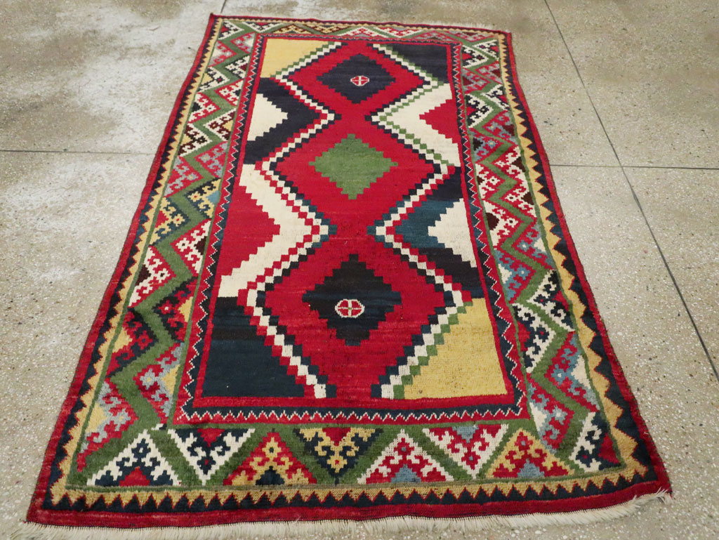 Vintage Persian Gabbeh Rug, No.29417 - Gss