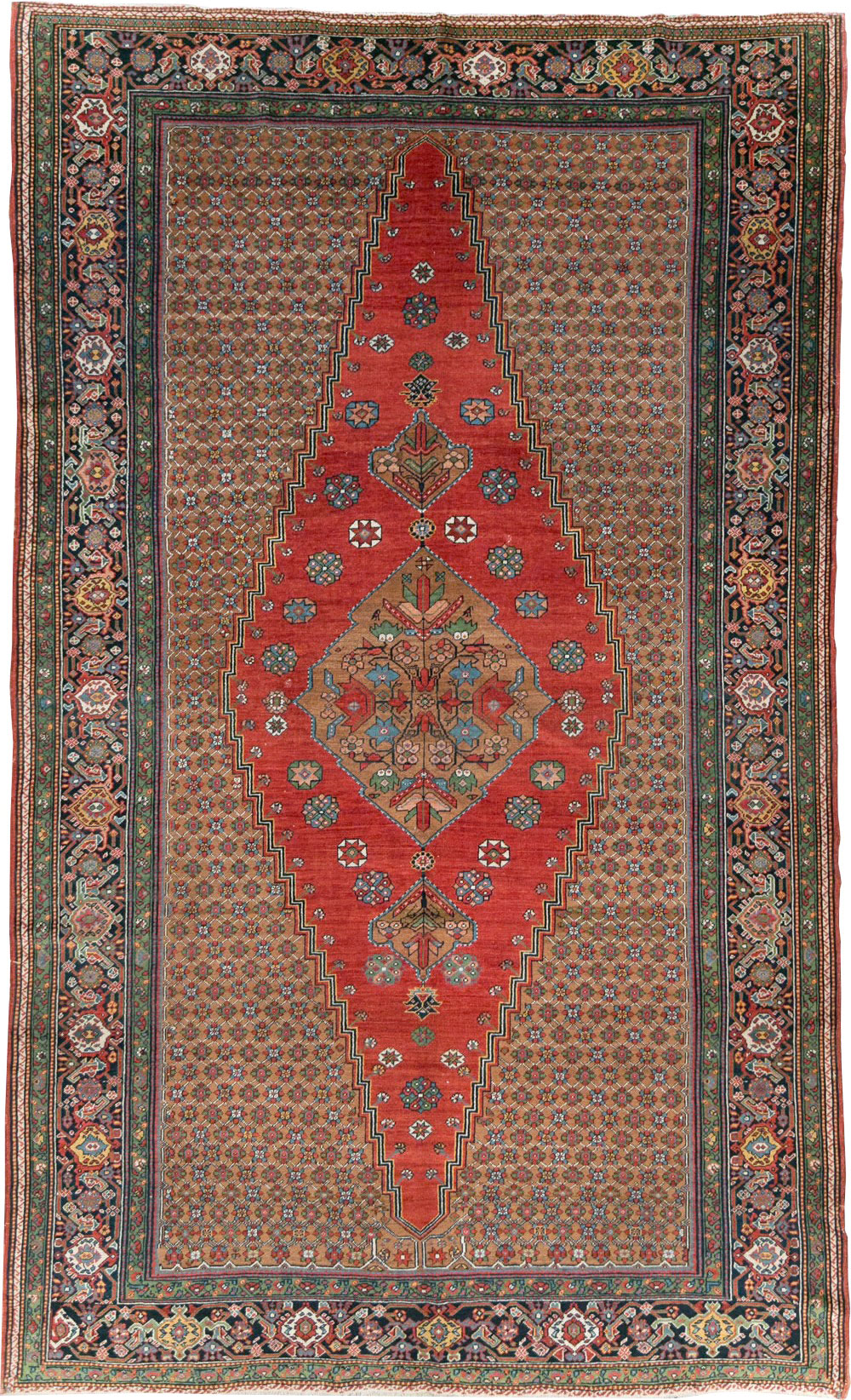 Antique Persian Fereghan Carpet, No.29420 - Gss
