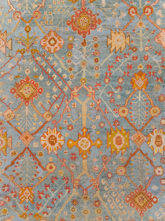 Antique Oushak Carpet, No.29422 - Gss