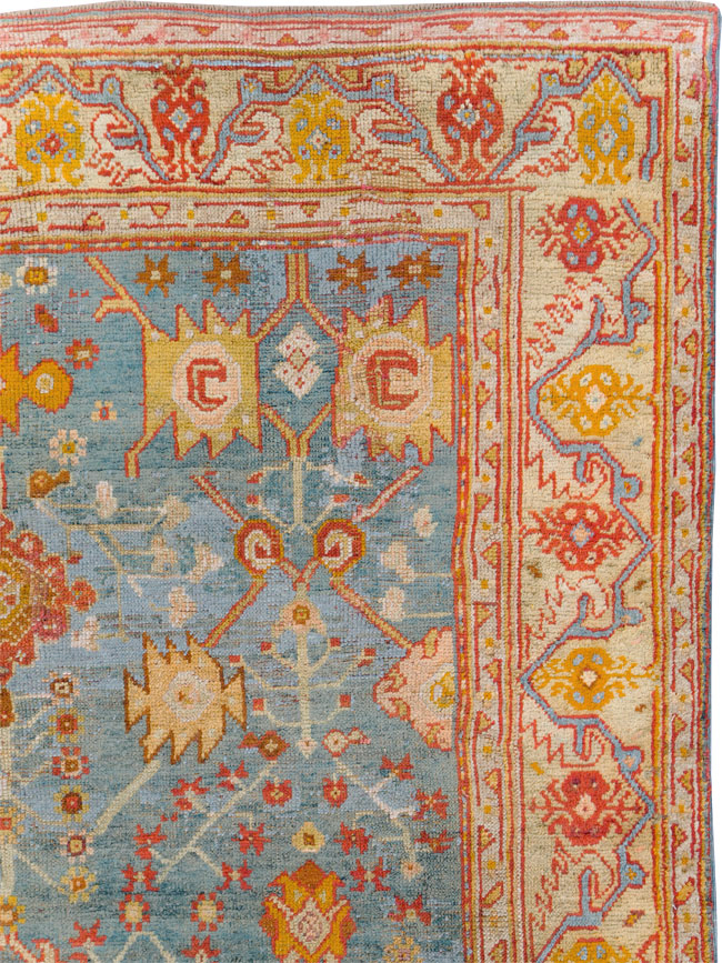 Antique Oushak Carpet, No.29422 - Gss