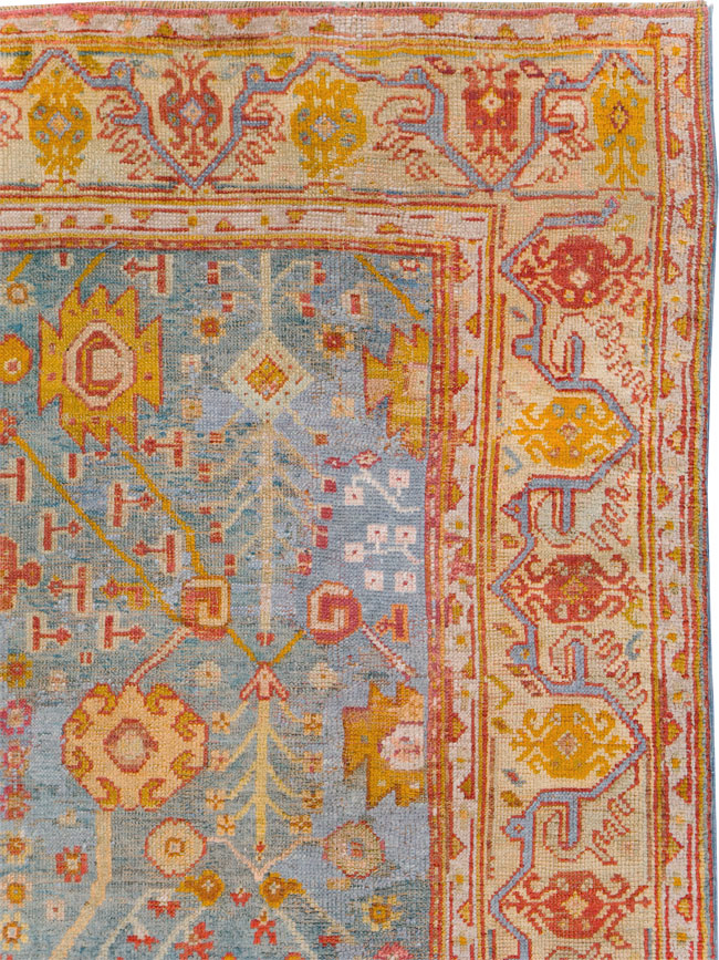 Antique Oushak Carpet, No.29422 - Gss