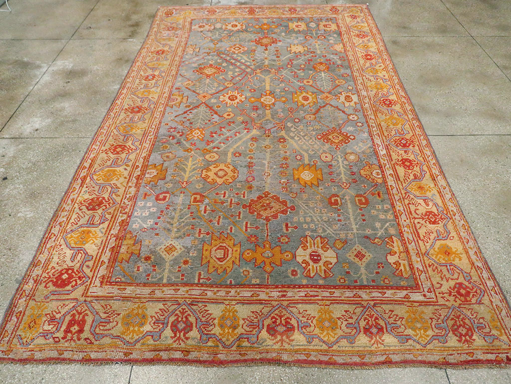 Antique Oushak Carpet, No.29422 - Gss