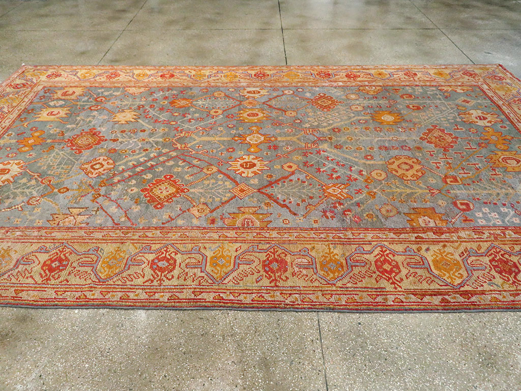 Antique Oushak Carpet, No.29422 - Gss