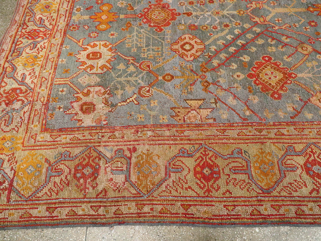 Antique Oushak Carpet, No.29422 - Gss
