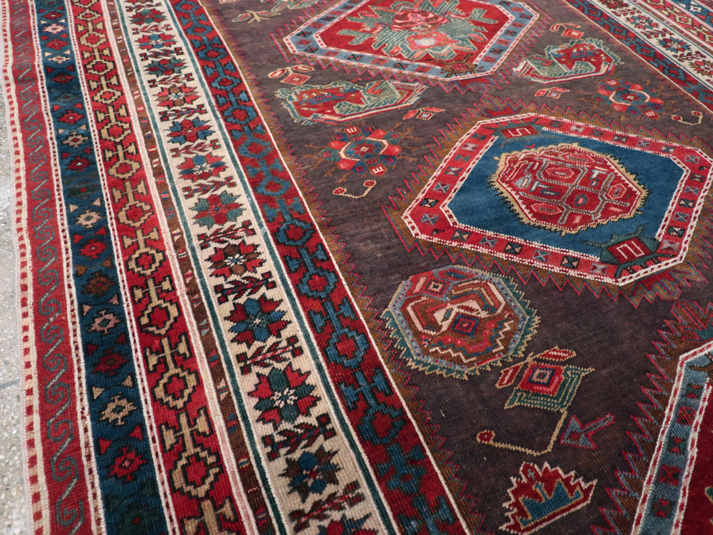 Antique Northwest Persian Tribal Accent Rug, No.29424 - Gss