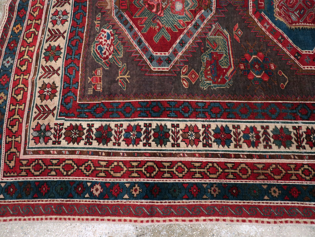 Antique Northwest Persian Tribal Accent Rug, No.29424 - Gss