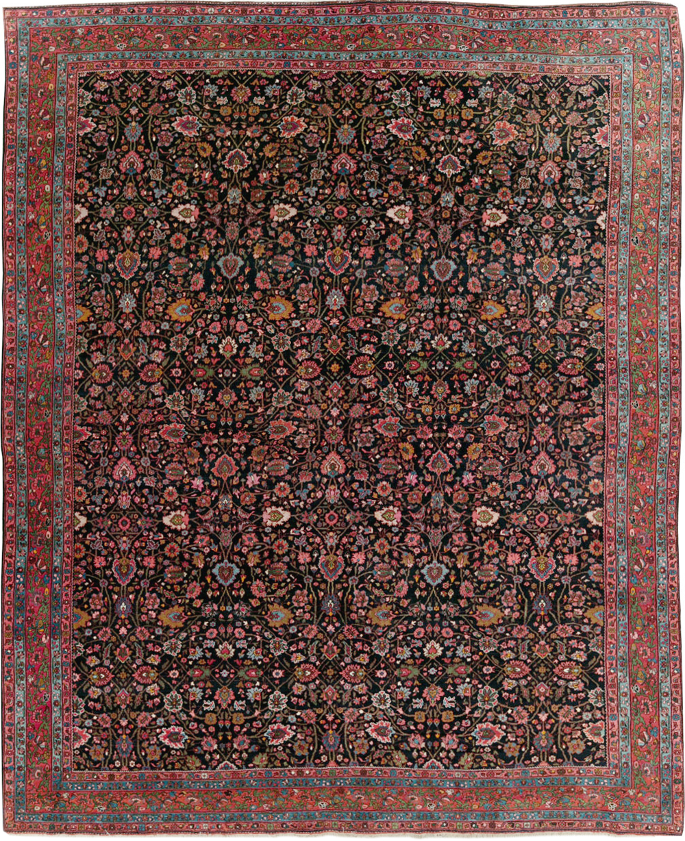 Antique Persian Bidjar Room Size Carpet, No.29425 - Gss