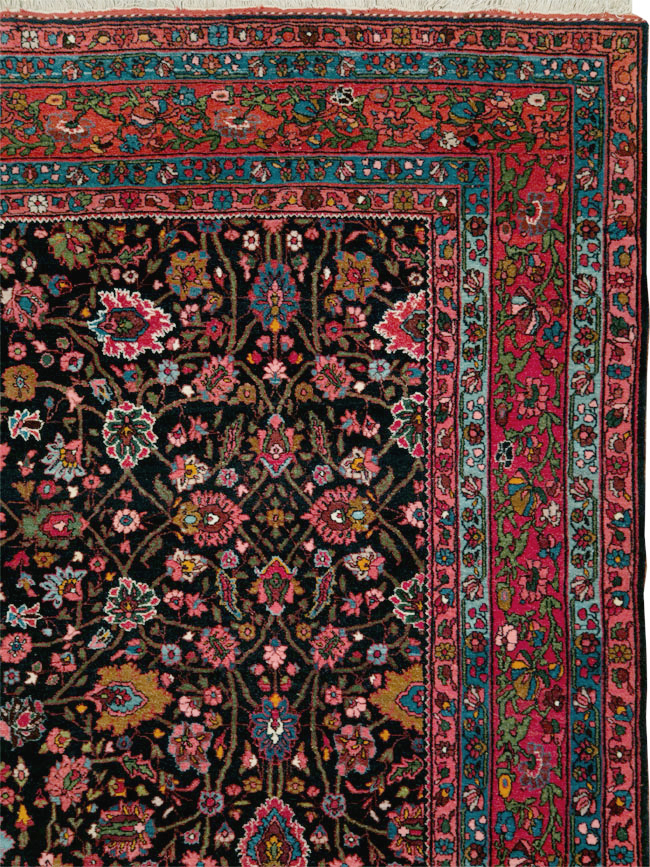 Antique Persian Bidjar Room Size Carpet, No.29425 - Gss