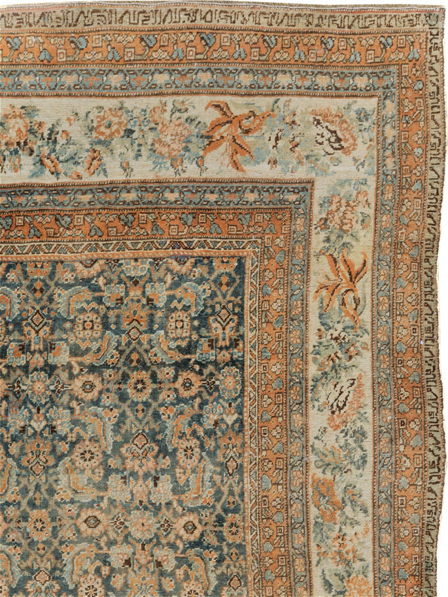 Antique Persian Bidjar Room Size Carpet, No.29427 - Gss