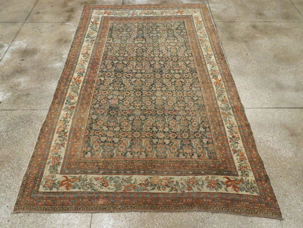 Antique Persian Bidjar Room Size Carpet, No.29427 - Gss