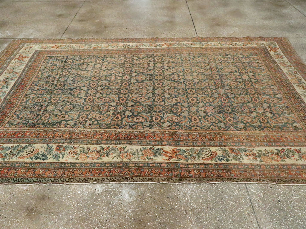 Antique Persian Bidjar Room Size Carpet, No.29427 - Gss