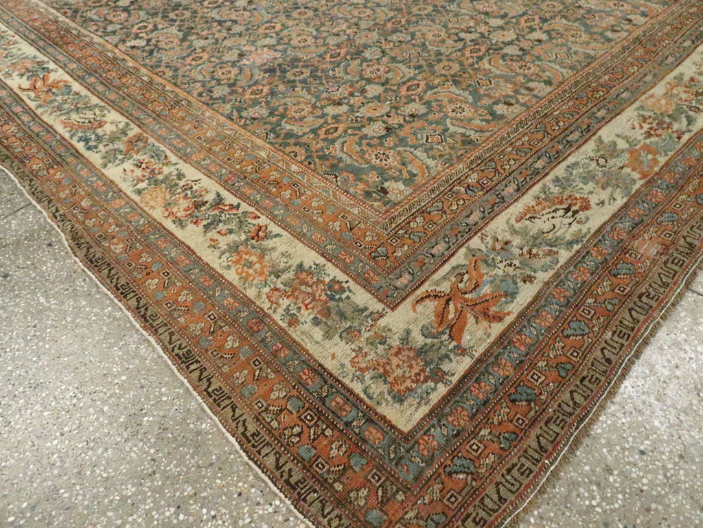 Antique Persian Bidjar Room Size Carpet, No.29427 - Gss