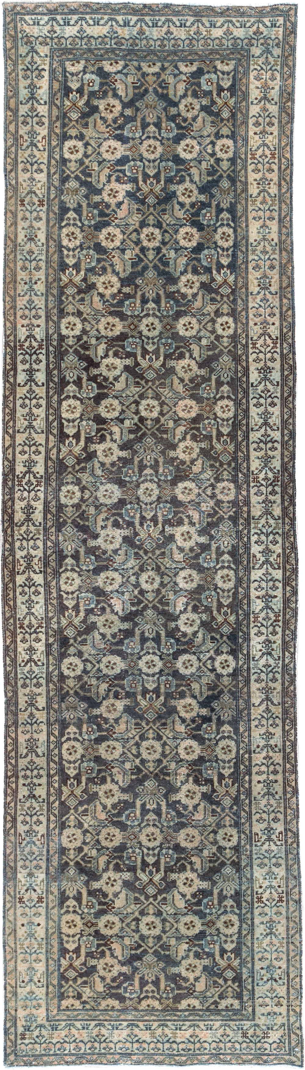 Vintage Persian Malayer Runner, No.29429 - Gss