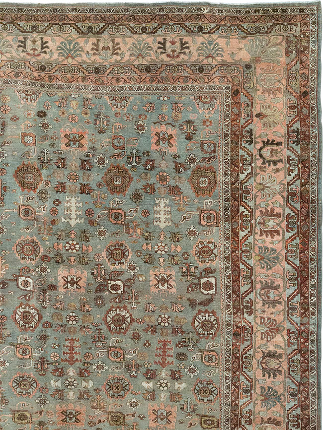 Antique Persian Bidjar Oversize Carpet, No.29430 - Gss