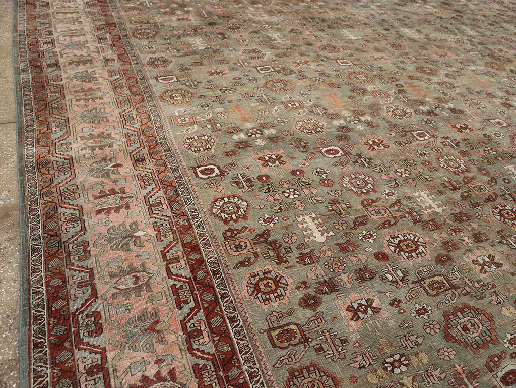 Antique Persian Bidjar Oversize Carpet, No.29430 - Gss