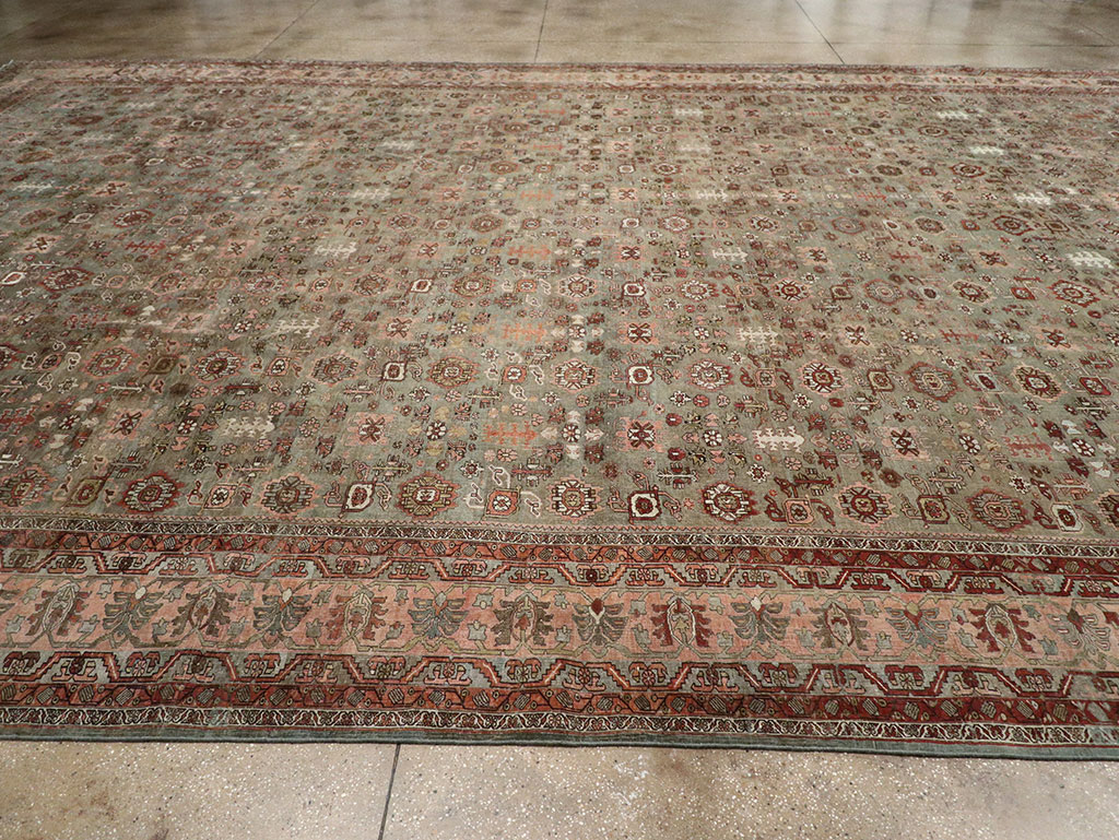 Antique Persian Bidjar Oversize Carpet, No.29430 - Gss