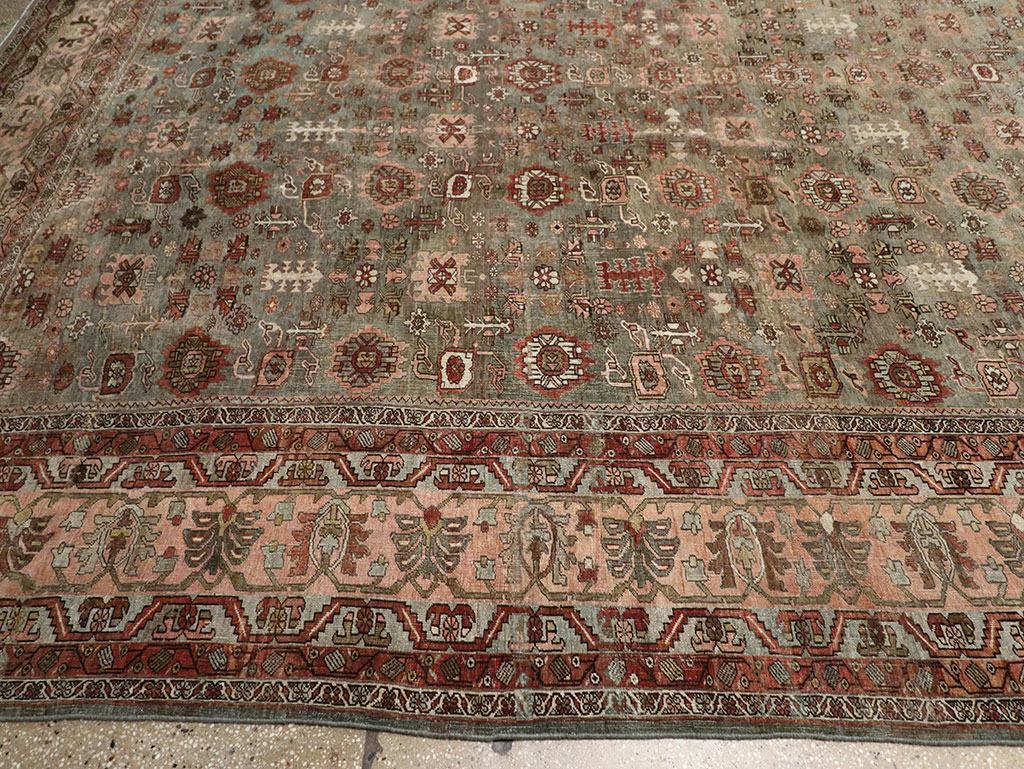 Antique Persian Bidjar Oversize Carpet, No.29430 - Gss