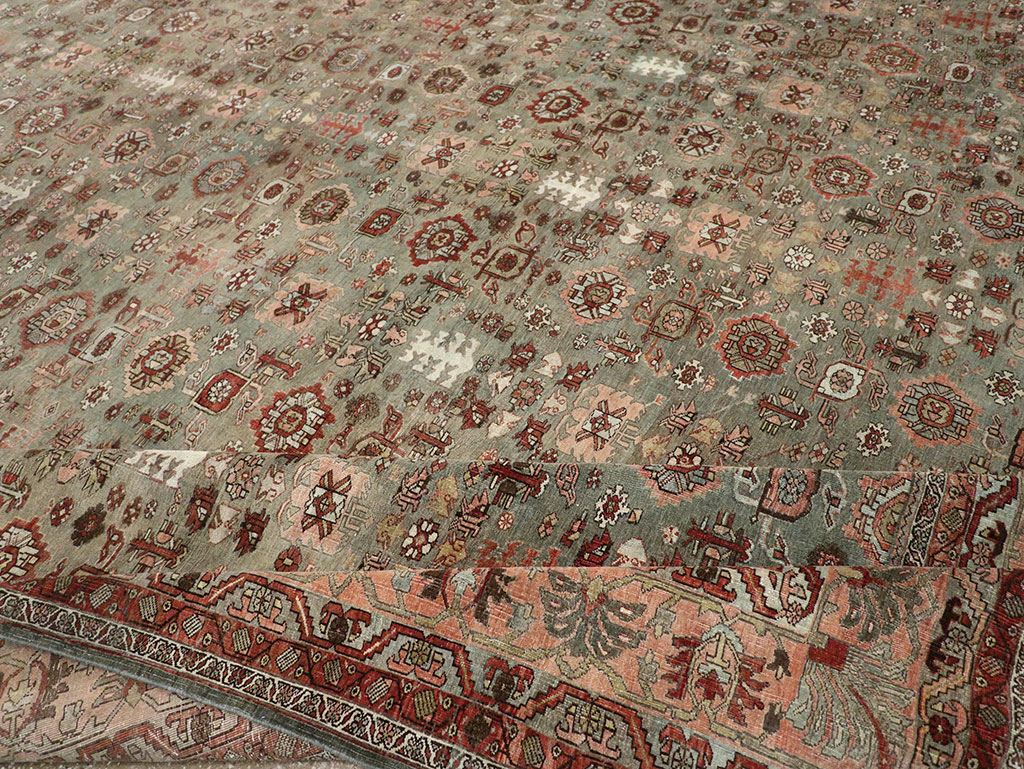 Antique Persian Bidjar Oversize Carpet, No.29430 - Gss