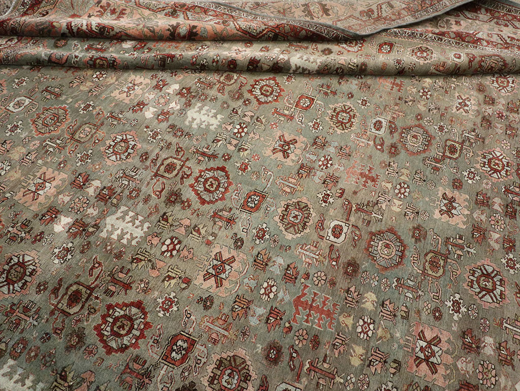 Antique Persian Bidjar Oversize Carpet, No.29430 - Gss