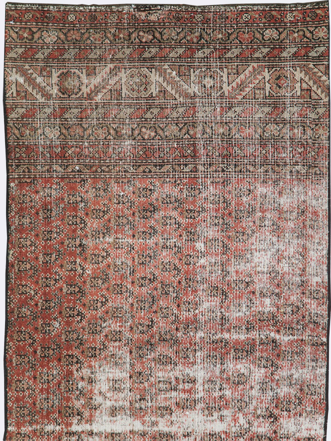 Antique Distressed Persian Malayer Rug, No.29432 - Gss