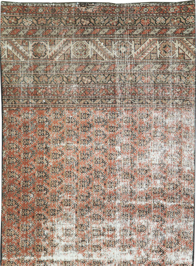 Antique Distressed Persian Malayer Rug, No.29432 - Gss