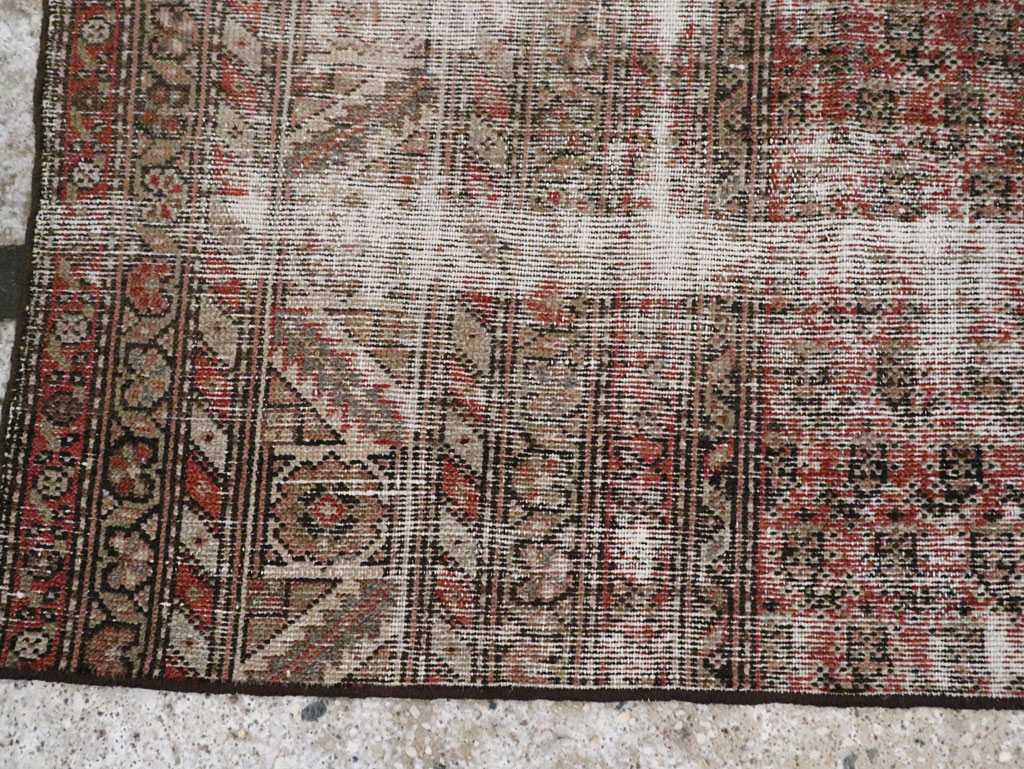 Antique Distressed Persian Malayer Rug, No.29432 - Gss
