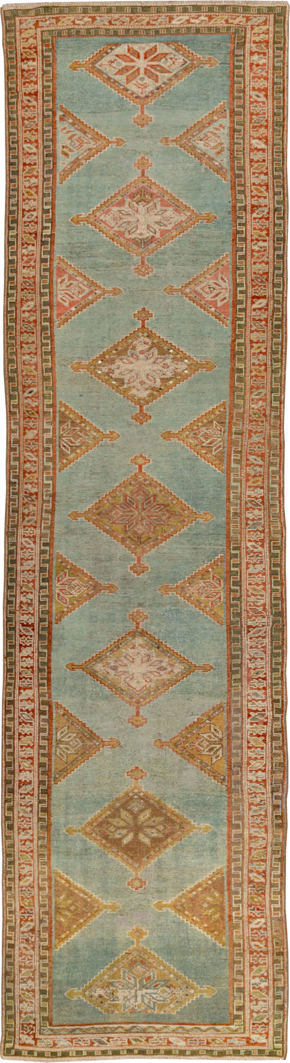 Antique Persian Kurdish Runner, No.29433 - Gss