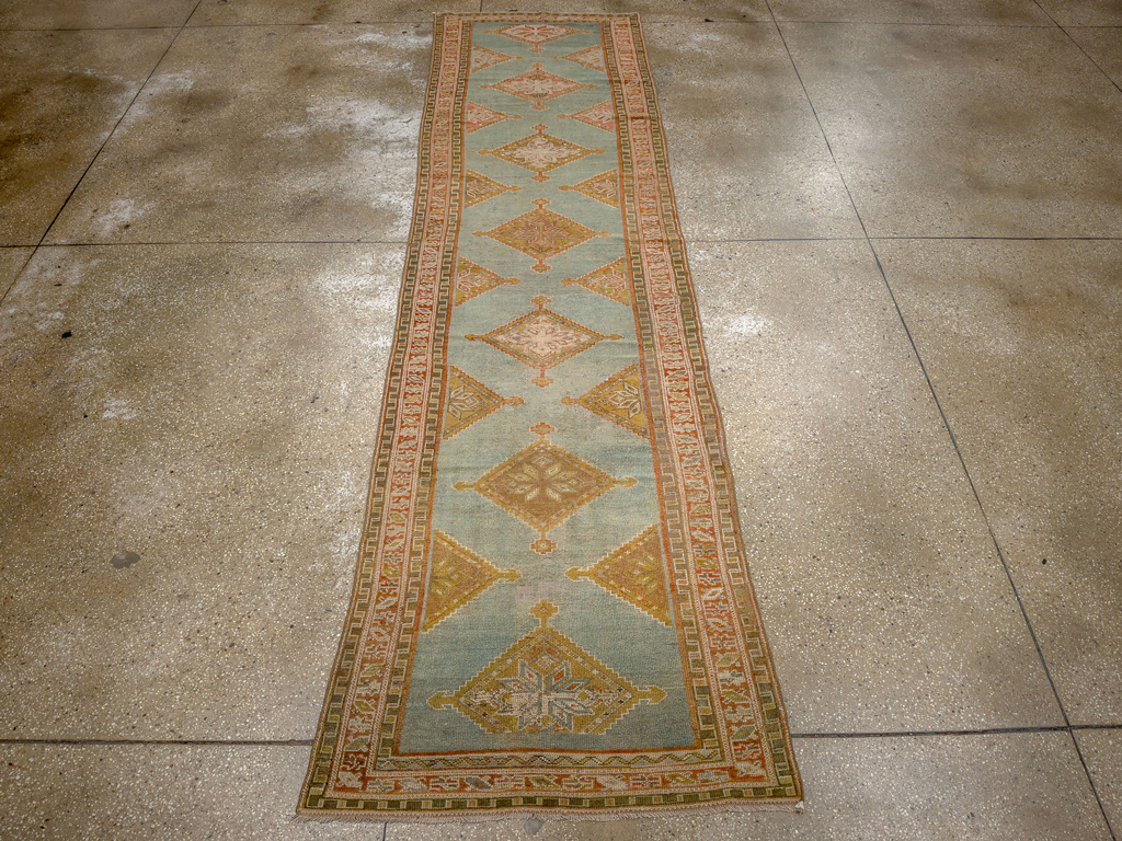 Antique Persian Kurdish Runner, No.29433 - Gss