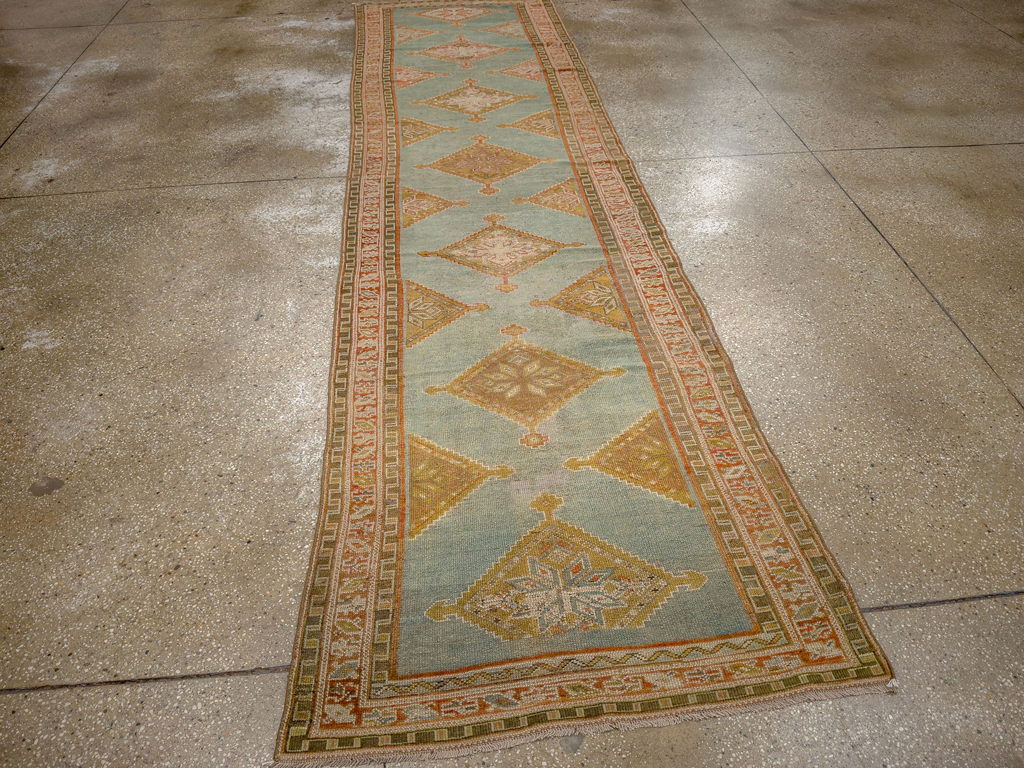 Antique Persian Kurdish Runner, No.29433 - Gss