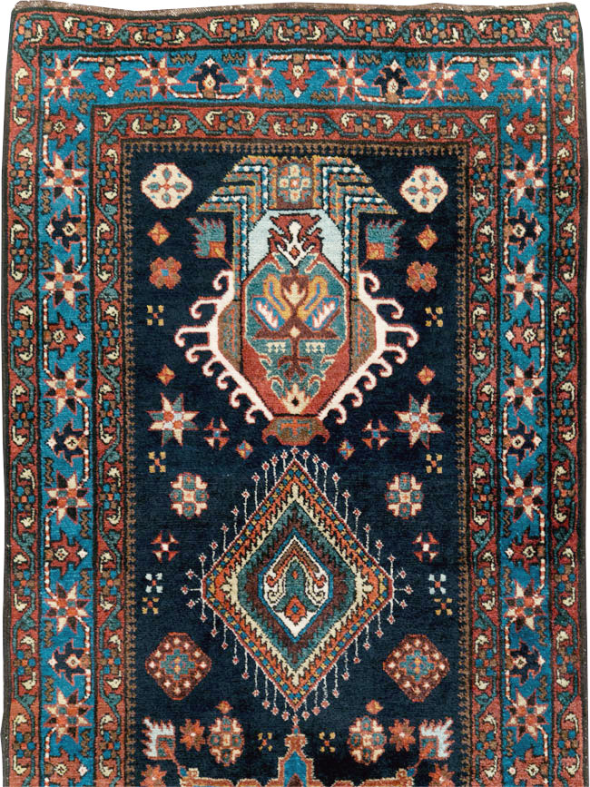 Antique Persian Heriz Long Runner, No.29434 - Gss