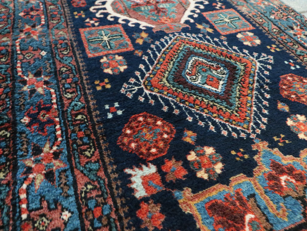 Antique Persian Heriz Long Runner, No.29434 - Gss
