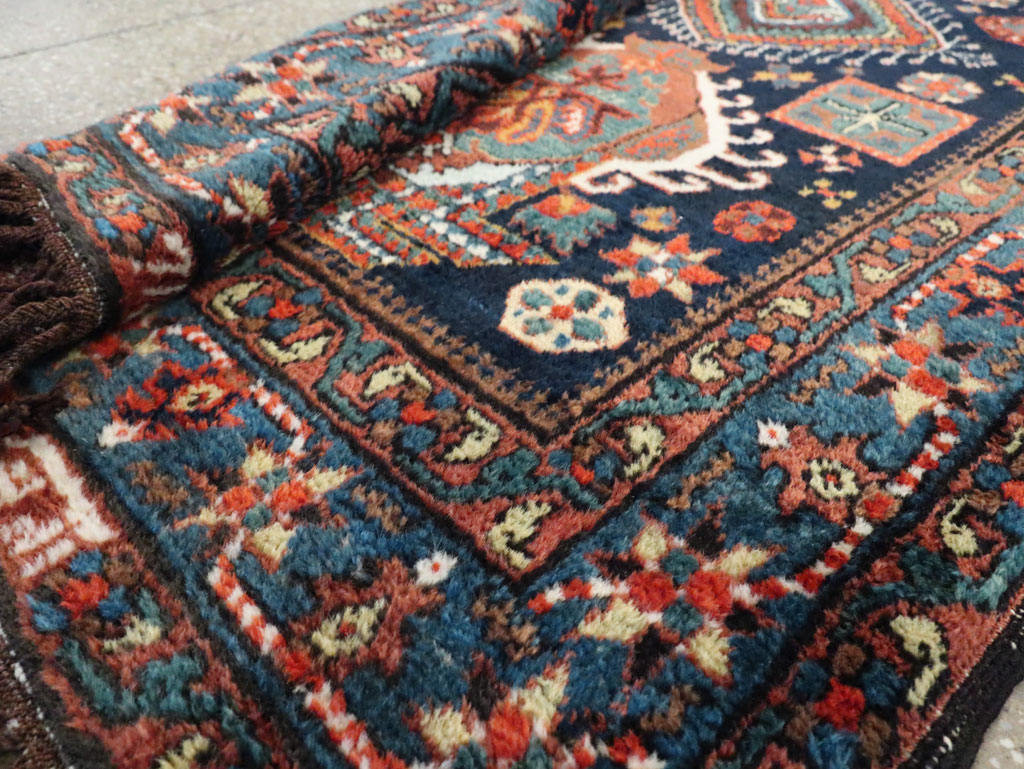Antique Persian Heriz Long Runner, No.29434 - Gss